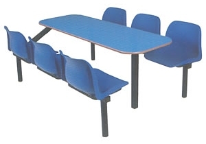 Abbey Office Supplies Furniture - Fast Food Economy Collection - 6 Seater EGG6