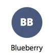 Cloth Color Blueberry