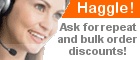 Haggle! Ask for repeat and bulk order discounts!