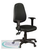 O.A Task Vinyl Operator Seating - With Ajustable Arms