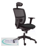 Abbey NMC High Back Mesh Operator Chair with Adjustable Headrest