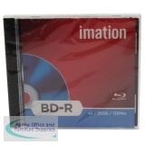 Imation Blu-Ray Laser Disk BD-R Single Layer 1-4X 25Gb Pack of 1 i19989