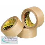 3M Scotch Store Tape Extra Resistant Low Noise 48mm x66 Metres Buff SE4866F6