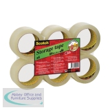 3M Scotch Store Tape Extra Resistant Low Noise 48mm x66 Metres Clear SE4866F6