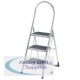 Abru Blue Seal 3-Step Stool Chrome 22043