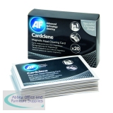 AF Card Clene Impregnated Plain Cards Pack of 20 ACCP020