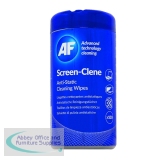 AF Screen Clene Wipes Tub of 100 ASCR100T
