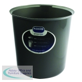 Addis Smart Round Bin Base 31 Litre Metallic 503581