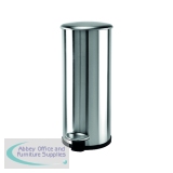 Addis Soft Close Bin 30 Litre Stainless Steel 507650