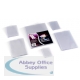 Rexel Nyrex Card Holder 5x3 inches Clear Open Top Pack of 25 PGC531 12020