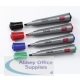 Nobo Glide Flipchart Marker Chisel Tip Assorted Pack of 12 1902081