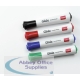 Nobo Glide Dry Wipe Marker Assorted Pack of 4 1902096