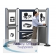 Nobo New Modular Display System Pole and Base 1902216