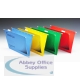 Twinlock CrystalFile Flexi Tabs Clear Pack of 50 3000057