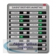 Nobo In/Out Board 20 Names Grey Aluminium Frame 35538093