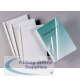 Acco GBC A4 Thermal Binding Cover 6mm 200gsm PVC/Gloss Back Clear/White Pack of 25 45442