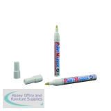 Artline 400 Paint Marker Medium Bullet Tip White A400