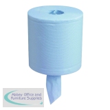 Wypall Wipers Centre Feed Roll 2-Ply Blue 7302