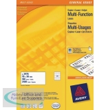 Avery Multi-Purpose Label 24TV White Pack of 40 Sheets 3662