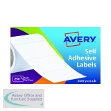 Avery Address Label Roll 250 89x37mm White AL02