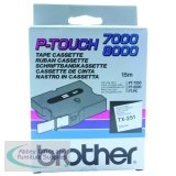 Brother P-Touch Tape TX251 24mm Black