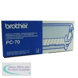 Brother Thermal Transfer Ribbon Cartridge and Refill PC70
