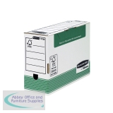 Fellowes Bankers Box Transfer File 120mm Foolscap Green (10 Pack) 1179201