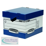 Fellowes Bankers Box Heavy Duty Blue and White Ergo Box (Pack of 10) 0038801