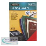 Fellowes Delta Leather Coverboard White Pack of 100 53701