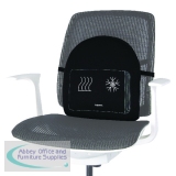 Fellowes Professional Series Heat and Sooth Back Support Black 9190001