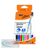 Bic Velleda 1721 Whiteboard Marker Fine Assorted (8 Pack) 1199005728