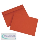 Blake C6 Wallet Envelope Peel And Seal 120gsm Pack of 250 Pillar Box Red 106
