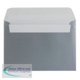 Blake C6 Wallet Envelope Peel And Seal 130gsm Pack of 250 Metallic Silver 112