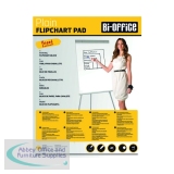 Bi-Office Flipchart Pad A1 Plain FL010101