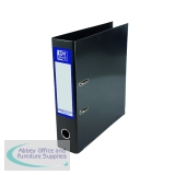 Oxford 70mm Lever Arch File Laminated A4 Black 400107435
