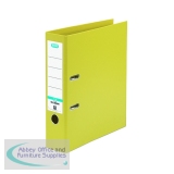 Bantex Lever Arch File PVC A4 Upright 70mm Yellow 100080901