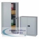 Bisley 2-Door Cupboard Plus Shelf 40 inches Goose Grey Ready Assembled