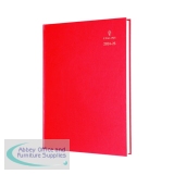 Collins Academic Diary Day Per Page A4 Red 24-25 44MRED24