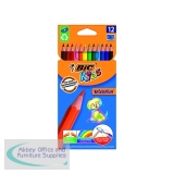 Bic Kids Evolution Ecolutions Colouring Pencils Assorted (12 Pack) 829029
