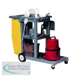 Contico Struct-O-Cart Mobile Cleaning Trolley Grey 184GY