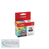 Canon Ink Tank Black Twin Pack BCI-24BK