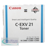 Canon C-EXV21 Toner Cartridge Cyan 0453B002