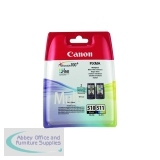 Canon PG-510/CL-511 Inkjet Cartridge Multi-Pack Black/Colour 2970B010