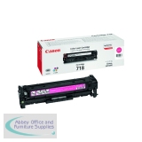 Canon i-Sensys LBP-7200CDN Laser Toner Cartridge Magenta CRG718M