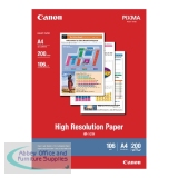 Canon High Resolution Inkjet Paper A4 Pack of 200 HR-101A4