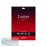 Canon Photo Paper Pro Luster A4 260gsm (20 Pack) 6211B006