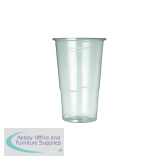 Plastic Half Pint Glass Pack of 50