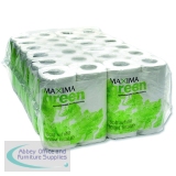 Maxima Green 2-Ply White Toilet Roll 200 Sheet (48 Pack) KMAX200G