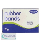 County Rubber Bands No64 25gm C209
