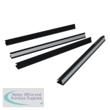 Durable Eurobar 15mm A4 Pack of 50 Black 3057/01